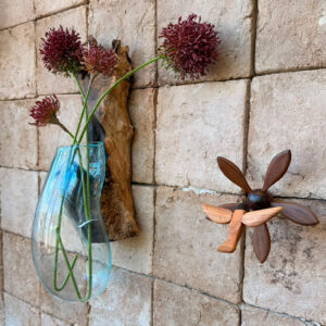 Terrário de Parede com Vidro Soprado